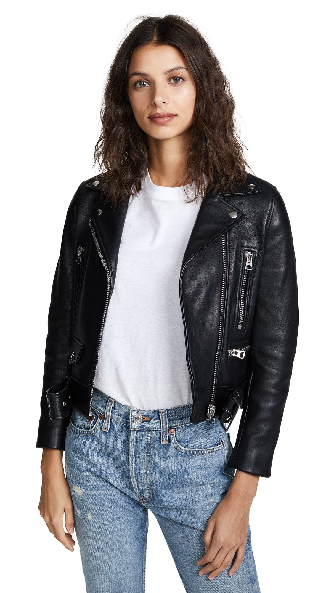 Acne Studios Leather Mock Jacket