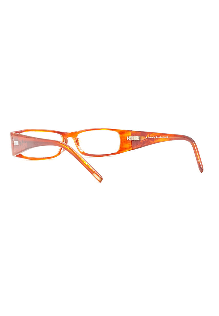 Orange Modern Style Glasses