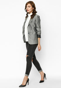 Gray Fashion Trend Jacket